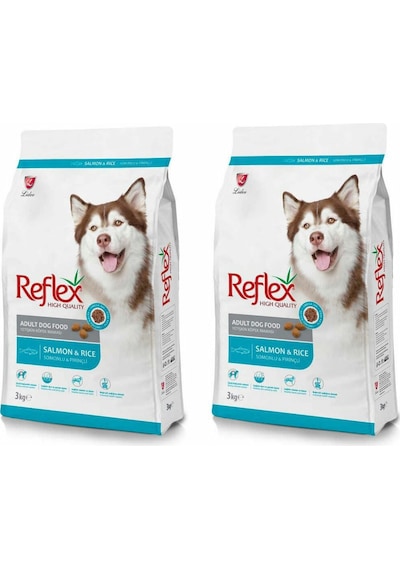 Reflex Somonlu ve Pirinçli Yetişkin Köpek Maması 2 x 3 KG