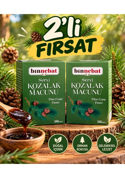 Kozalak Macunu 2 Li Fırsat 2x340 Gr