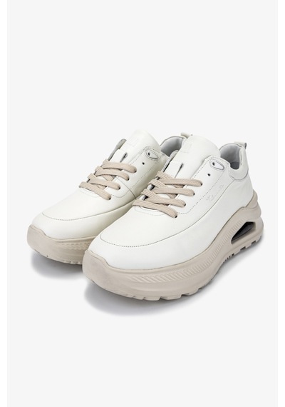 Valmenti Erkek Hakiki Deri Beyaz Sneakers & Spor Ayakkabı 381 21178 Erk Ayk Y25 Beyaz Dr Beyaz