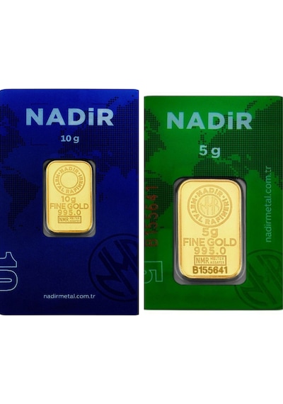 Tuğrul Kuyumculuk 15 Gram 24 Ayar Külçe Altın 10 + 5