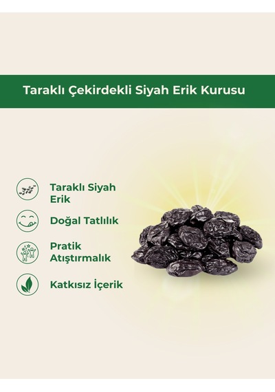 Taraklı Çekirdekli Siyah Erik Kurusu-6693