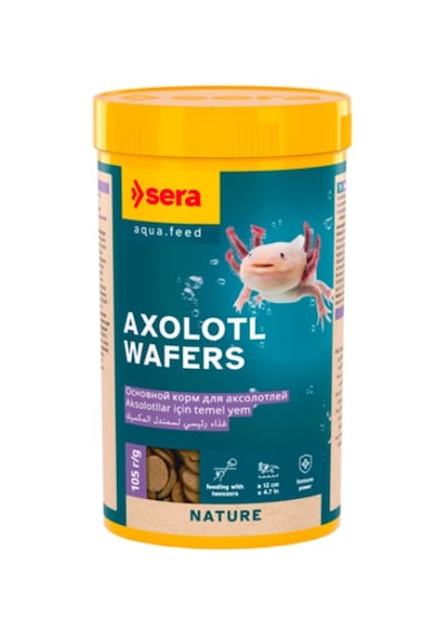 Sera Axolotl Wafers 250 Ml 105 Gr Aksolotl Temel Yem