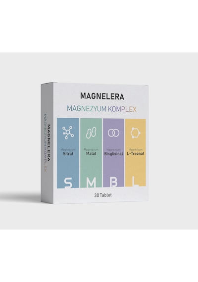 Magnelera Magnezyum Komplex 30 Tablet