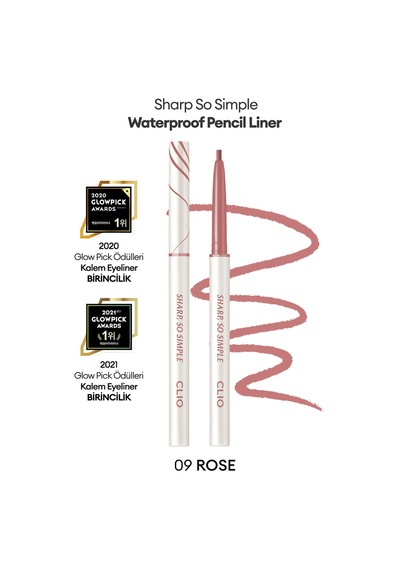 Clio Sharp So Simple Waterproof Pencil Liner 009 Rose