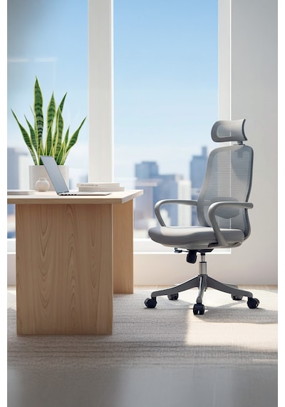 Ofisbazaar Rose Manager Ergonomik Fileli Yönetici Koltuğu Ergonomik Başlıklı Ofis Koltuğu Gri Gri Ofisbazaar Rose Manager Ergonomik Fileli Yönetici Koltuğu Ergonomik Başlıklı Ofis Koltuğu Gri Gri