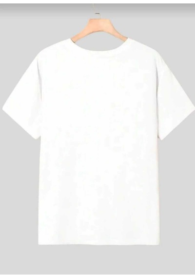 Noıssey Beyaz Baskılı Oversize