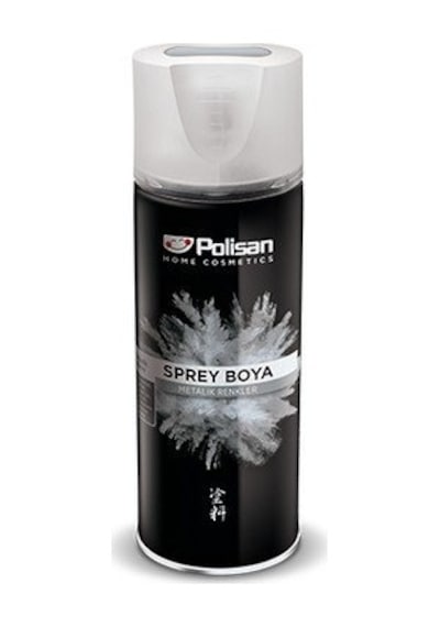 Polisan Akrilik Sprey Boya 400 ML Metalik Gri N11.17844
