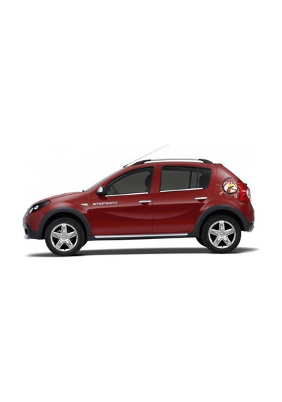 Dacia Sandero Krom Cam Çıtası Tk 2007-2012 4Prç Paslanmaz Çelik N11.4087