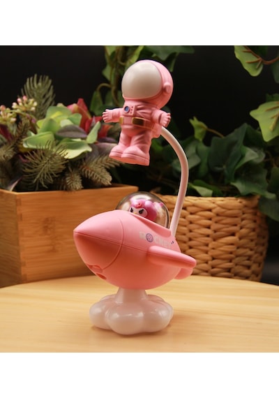 Kuromi Rocke Gece Lambası Şarjlı - Pembe Diğer