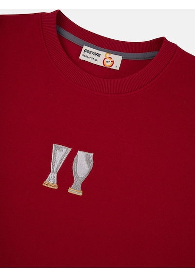 Gsstore X Reflect Studio Uefa Kupa Sweatshirt E251263 Kırmızı