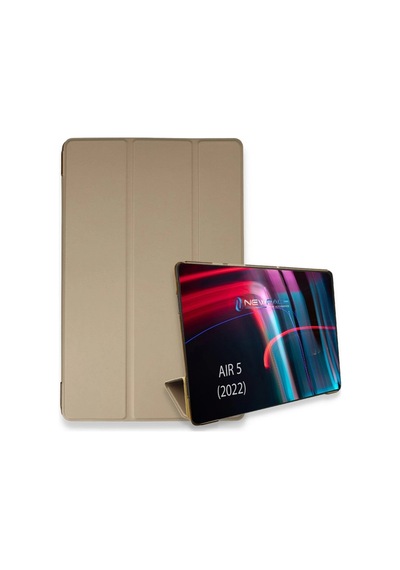 Apple iPad Air 5 2022 Kılıf Tablet Smart Kılıf - Gold İtdark7962
