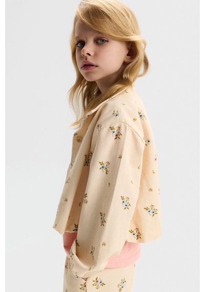 Nk Kids Kız Çocuk Full Bloom Ceket Nk-31516-y Krem
