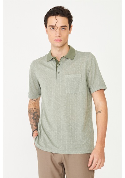 Haki Polo Yaka T-shirt Haki