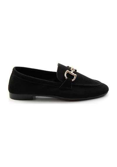 Bambi Siyah Kadın Loafer Ayakkabı K01688011002 Siyah