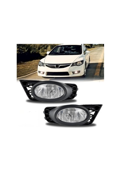 Honda Civic Sis Lambası Sağ Sol Set Kapaklı Ampullu 2009-2011