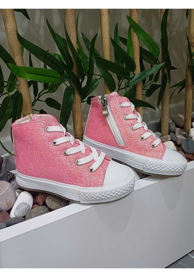 Scarpe Magiche Sneaker Pembe Simli Işıklı Çocuk Ayakkabısı 31-35 Numara Arası Işıksızdır Pembe Scarpe Magiche Sneaker Pembe Simli Işıklı Çocuk Ayakkabısı 31-35 Numara Arası Işıksızdır Pembe