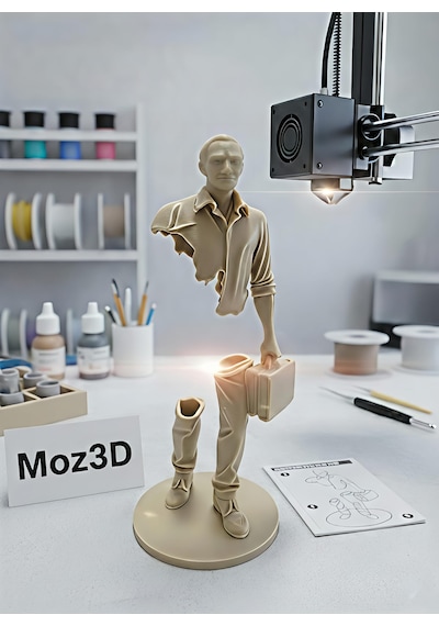 Modern Tasarımlı Figür Stilize İş Adamı Koleksiyon Parçası Diğer