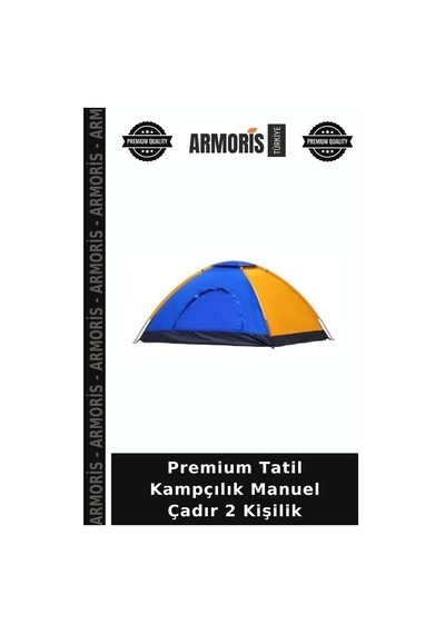 Premium Tatil Kampçılık Manuel Çadır 2 Kişilik Belirtilmemiş