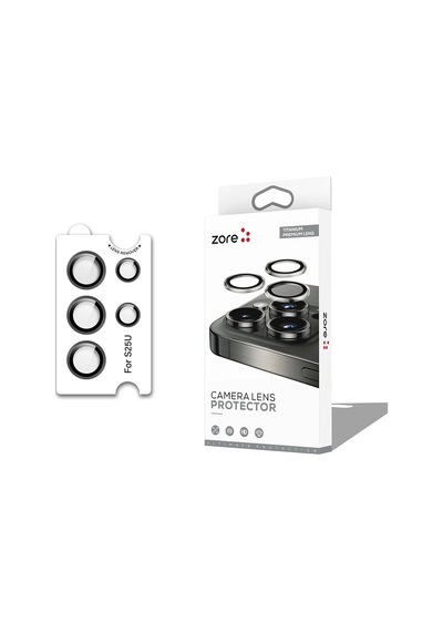 Galaxy Uyumlu S25 Ultra Zore Cl-12 Premium Safir Parmak İzi Bırakmayan Anti-reflective Kamera Lens Koruyucu