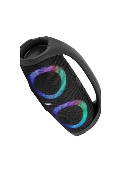 Ledli Işıklı Extra Bass Taşınabilir Ses Bombası Kablosuz Bluetooth Hoparlör