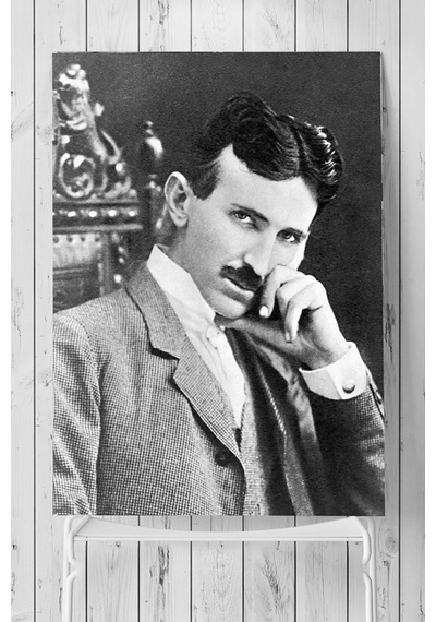 Nikola Tesla Bilimsel Poster 4