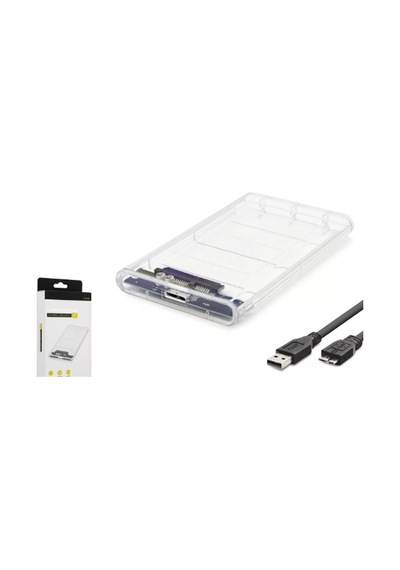 HADRON HDX1760 HARDDİSK Kutusu Şeffaf USB 3.0 SATA 2.5