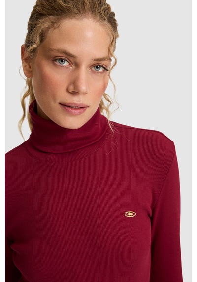 U.s. Polo Assn. Kadın Vişne Tişört 50333795-vr223