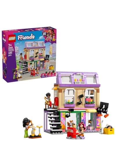 LEGO® Friends Müzik Mağazası ve Daire 42653 - 7 Yaş ve Üzeri Çocuklar için 3 Mini Bebek İçeren Yaratıcı Oyuncak Yapım Seti (483 Parça) LEGO® Friends Müzik Mağazası ve Daire 42653 - 7 Yaş ve Üzeri Çocuklar için 3 Mini Bebek İçeren Yaratıcı Oyuncak Yapım Seti (483 Parça)