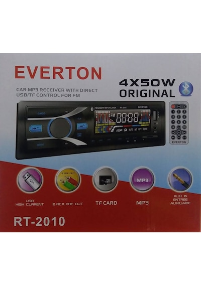 Everton Rt-2010 Bluetooth Usb. Sd. Fm . Aux Oto Teyp N11.207