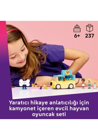 Evcil Hayvan Aksesuar Kamyoneti, 6 Yaş Ve Üzeri İçin Eğlenceli