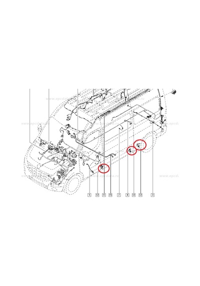 241440001r Renault Yan Park Lamba Soket-duy Master Iıı Takım