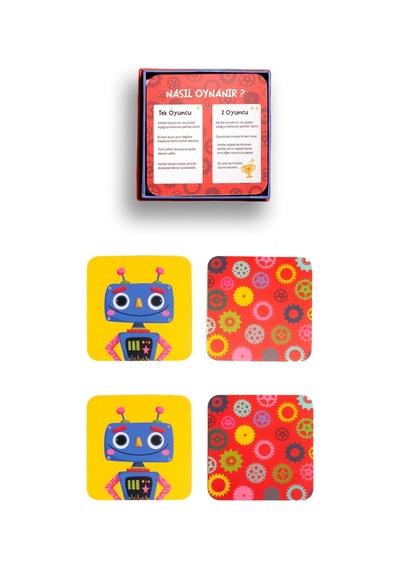 Melimelek Robotlar Hafıza Kart Oyunu