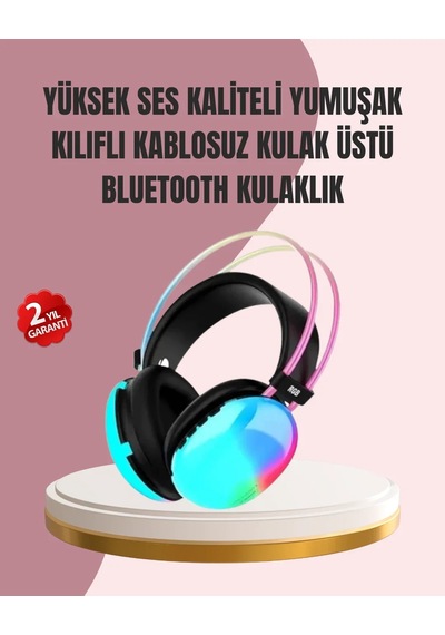 Düşük Gecikmeli Bluetooth 5.3 Gaming Kulaklık Rgb Işıklı Akyı-044883