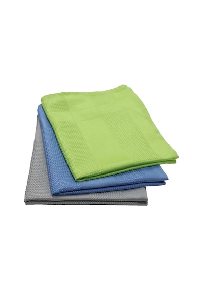 Omniclean Sihirli Mikrofiber Cam ve Genel Temizlik Bezi 40 x 70 CM 3'lü Paket