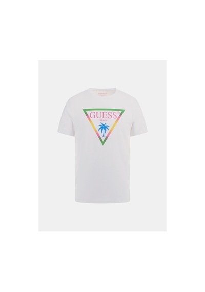 Ss Cn Triangl Erkek Slim Fit T-shirt Beyaz