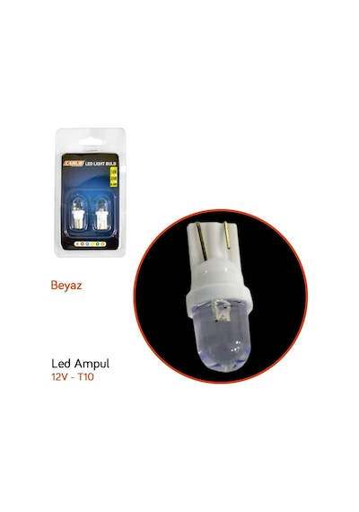 Carub 12V T10 Ampul Led Beyaz Br0400106