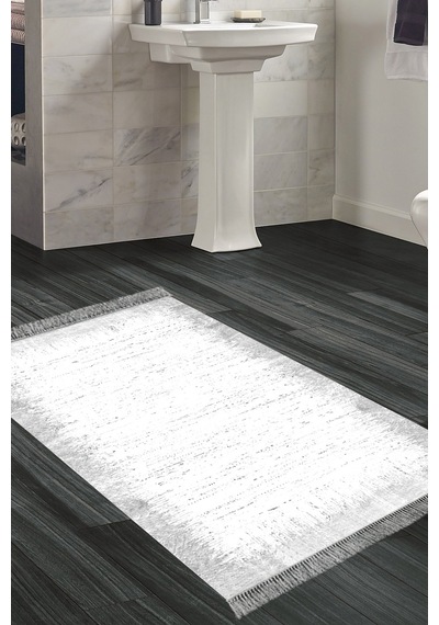 Eko Trend Djt Banyo Paspası Yıkanabilir Kaymaz Taban 1342 Modern gri