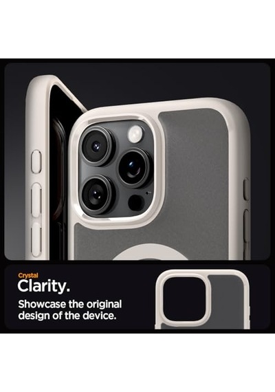 Apple İphone 16 Pro Max İle Uyumlu İnce Magsafe Kılıf Ultra Hybrid Sararmaya Dayanıklı Duraclear Hava Kanalı Tek Diğer