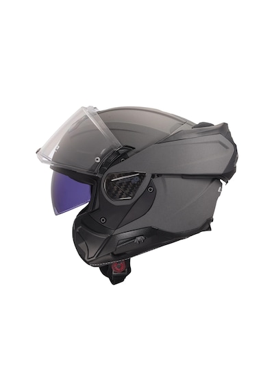 Ls2 Advant 2 Mat Concrete Kask Siyah Vizör + Şeffaf Vizör Çok Renkli