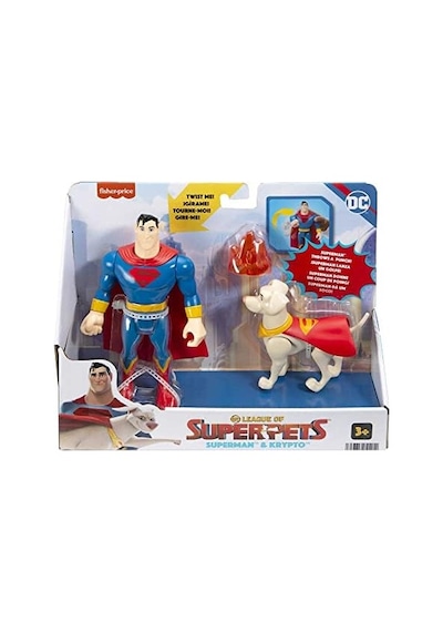 Dc Comics Imaginext Dc League Of Super Pets Kahramanlar Ve Hayvanlar Superman & Krypto