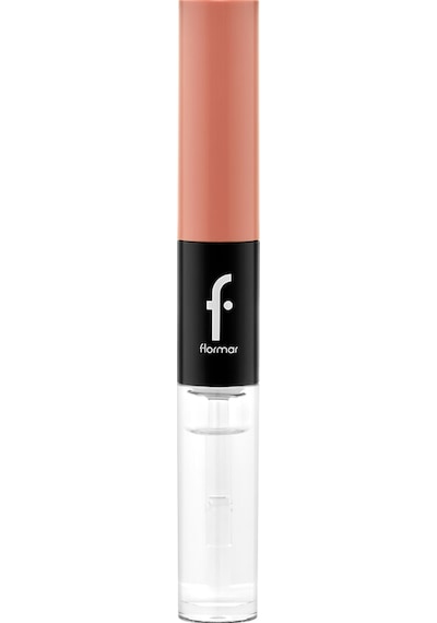 Flormar Duoglam Yüksek Pigmentli Kremsi Likit Ruj & Ultra Kalıcı Dudak Parlatıcısı 001 Day To Night