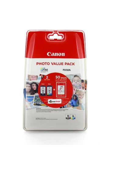 Canon Pixma E304 Kartuş / Canon PG46 / CL56  Paket Kartuş