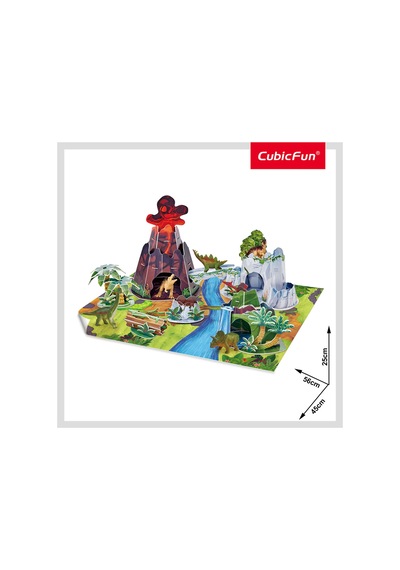 Kids Dinozor Oyun Seti 3d Puzzle Ds1078h