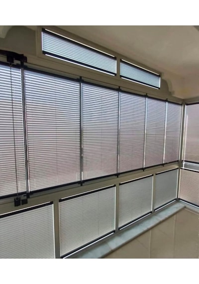 Kül Gri Plise Perde - Cam Balkon Ve Pimapen Uyumlu Kancalı Veya Vidalı Montaj