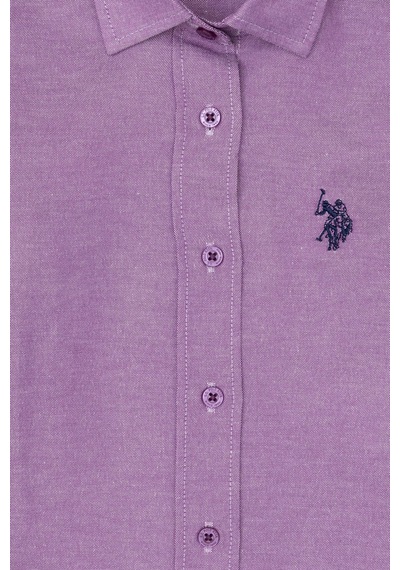 U.s. Polo Assn. Kız Çocuk Menekşe Gömlek Desenli 50297414-vr037 Menekşe Lila U.s. Polo Assn. Kız Çocuk Menekşe Gömlek Desenli 50297414-vr037 Menekşe Lila