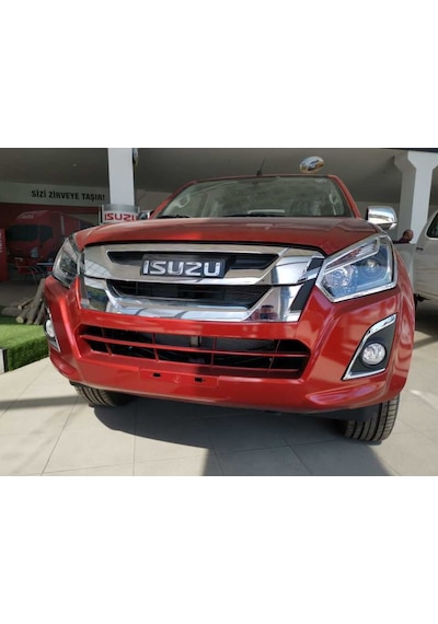 Isuzu D-Max 2018+ Far Çerçevesi Kaplama Nikelaj Sinyal Çizgili N11.2147