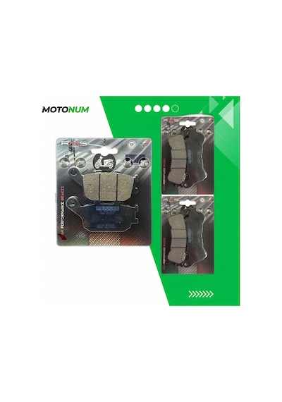 Honda Cbf 600 S 2008 2011 Ön Ve Arka Fren Balata Takımı Rms Mtn2417