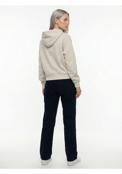 Regular Fit Kadın Sweatshirt Bej