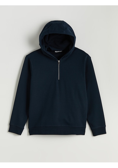 Lcw Vision İndigo Uzun Kollu Erkek Hoodie