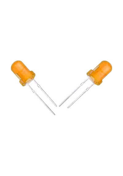 Halmet Mantar Led 4.8mm Turuncu